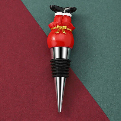 1 buc dopul pentru vin de Crăciun fericit Omul de zăpadă dop pentru sticle de vin pentru păstrarea în stare proaspătă Decor pentru sticle Baruri pentru casă Artizanat decorativ