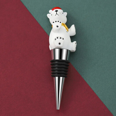 1 buc dopul pentru vin de Crăciun fericit Omul de zăpadă dop pentru sticle de vin pentru păstrarea în stare proaspătă Decor pentru sticle Baruri pentru casă Artizanat decorativ