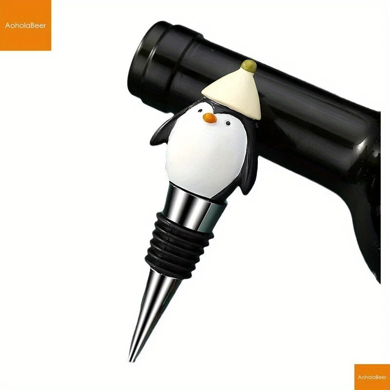 1 buc dopul pentru vin de Crăciun fericit Omul de zăpadă dop pentru sticle de vin pentru păstrarea în stare proaspătă Decor pentru sticle Baruri pentru casă Artizanat decorativ