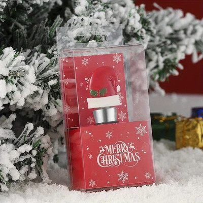 1db karácsonyi ajándékok bordugók bár parti dekoráció kézműves hóember frissen tartó bor pezsgődugó otthoni bár üveg dekoráció