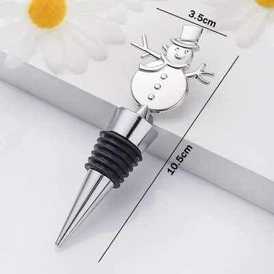 Karácsonyi hó borosüveg dugók bortároló csavaros kupak tömítő dugók boros ajándékok bár eszközök konyhai eszközök kütyük