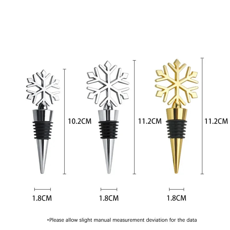 Karácsonyi hó borosüveg dugók bortároló csavaros kupak tömítő dugók boros ajándékok bár eszközök konyhai eszközök kütyük