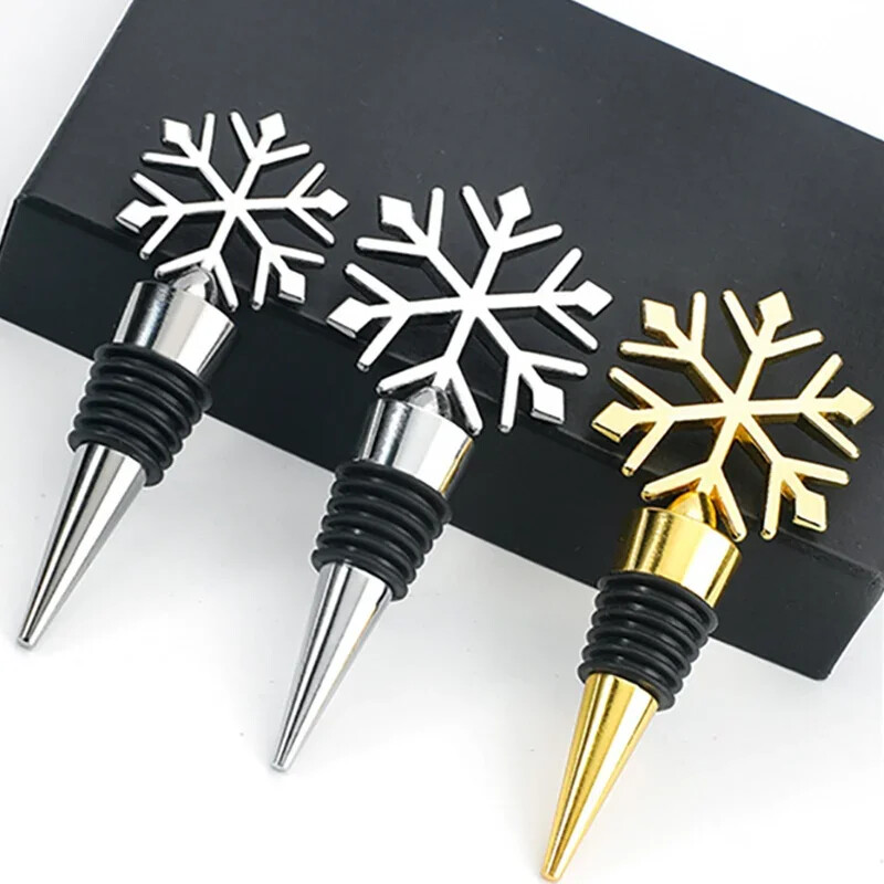 Karácsonyi hó borosüveg dugók bortároló csavaros kupak tömítő dugók boros ajándékok bár eszközök konyhai eszközök kütyük