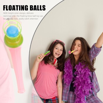 20 τμχ Toy Blowing Ball για αγόρια Floating Balls Παιχνίδι Παιχνίδια αιωρούμενα Blow Pipe Blow Ball Breathing Pipe Flying Family Kids Toy