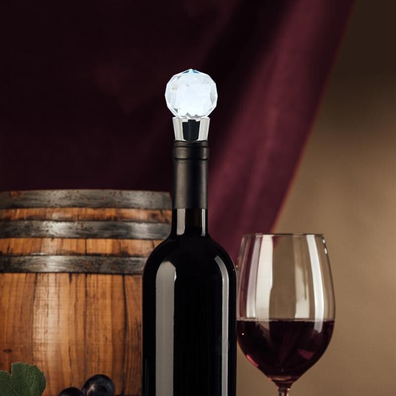 Esküvői bordugó kerek kristály boros pezsgősüveg dugó vákuumzáras dugós dugó Esküvői ajándék forró akció újdonságok