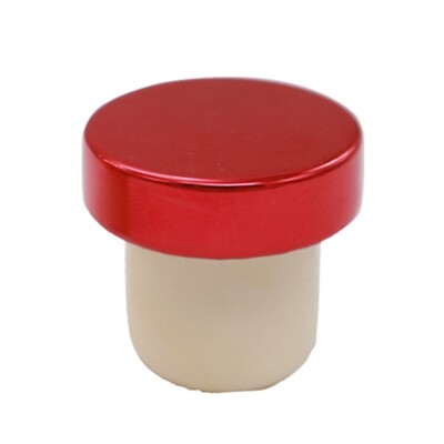 Vīna pudeles aizbāznis šampanieša gumijas pudeles vāciņš T-veida pudeles aizzīmogošanas spraudņa stieņa rīks Atkārtoti lietojams alus pudeles korķis A0KF