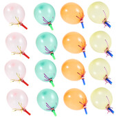 100 vnt. muzikiniai išpūtimo balionai su blizgučiais su metaliniu triukšmo slopintuvu vaikams, švilpukai, skirti Helovino Kalėdoms