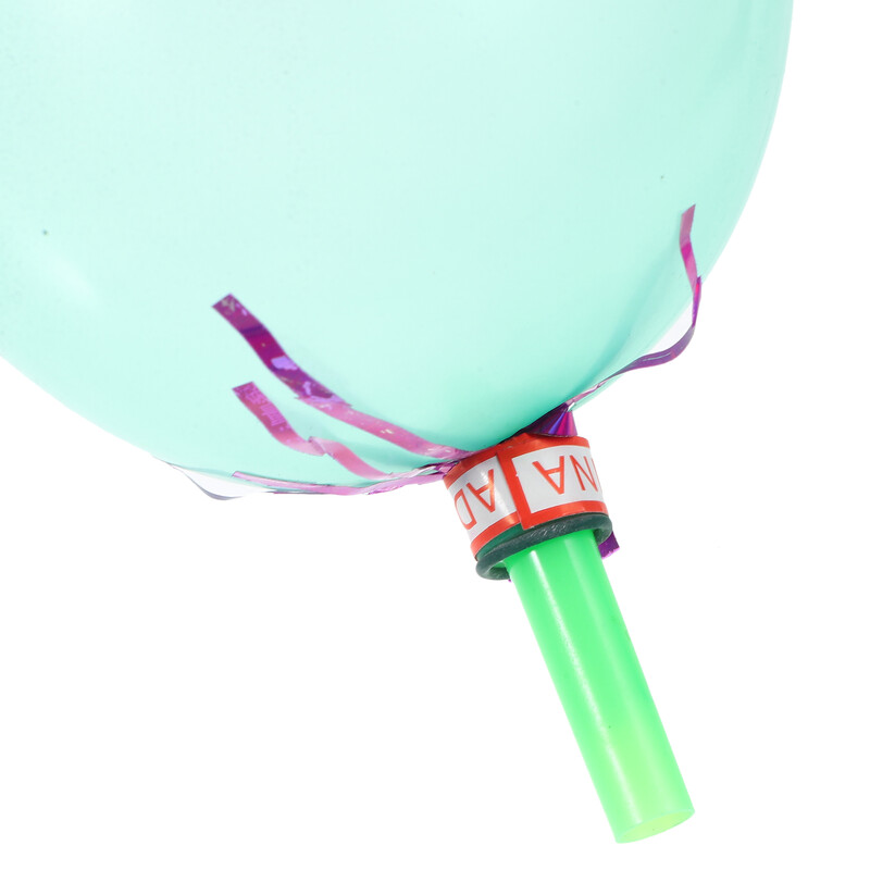 100 db Zenés kifújó léggömb vegyes csillogó rojtos fém zajkeltő gyerekeknek fújós sípok Halloween karácsonyra