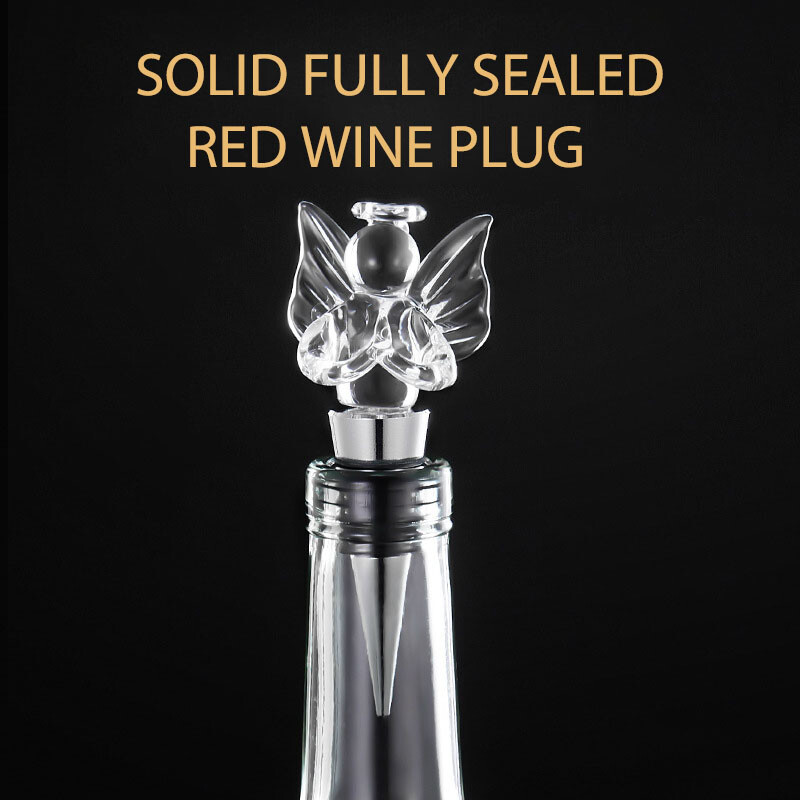 Προσωπικότητα Creative Crystal Πώμα μπουκαλιών κρασιού Σφραγισμένο με κενό αέρος μεταλλικό κύκνο Πώμα μπύρας σαμπάνιας Wine Cork Bar Εργαλεία