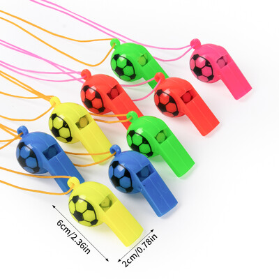 10/20 vnt Futbolo švilpukas Futbolo aistruoliai nudžiugino švilpukai Futbolas Čerlenčių švilpukai Sporto vakarėlio žaislai Vaikų gimtadienio šventės dovana