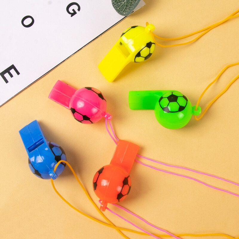 10/20 vnt Futbolo švilpukas Futbolo aistruoliai nudžiugino švilpukai Futbolas Čerlenčių švilpukai Sporto vakarėlio žaislai Vaikų gimtadienio šventės dovana