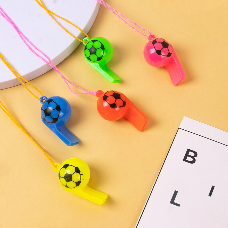 10/20 vnt Futbolo švilpukas Futbolo aistruoliai nudžiugino švilpukai Futbolas Čerlenčių švilpukai Sporto vakarėlio žaislai Vaikų gimtadienio šventės dovana