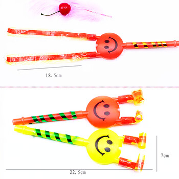 10PCS Noisemakers Smiley Blowing Dragon Whistles Παιδικά δώρα για πάρτι γενεθλίων Νηπιαγωγείο Giveaway Παιχνίδι Μπομπονιέρες αποκριάτικου πάρτι 22cm