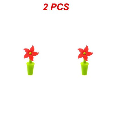 Virág szilikon borosüveg dugó Boros sörös pezsgős üveg Szivárgásmentes tömítés parafa parafa Kényelmes konyhai bár tartozékok