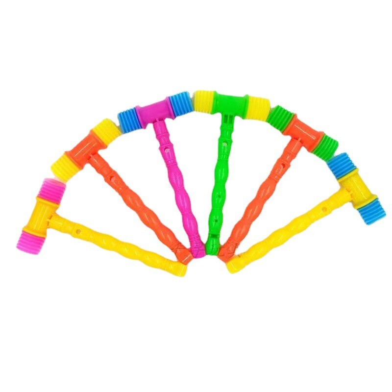 Juhusliku värviga 1 tk hariv mänguasi lastele koputav haamer mänguasi viled muusikariista haamer kujuga vokaal koputav mänguasi lastele kingitus