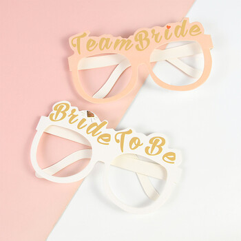 10/20 τμχ χάρτινα ποτήρια ομαδικής νύφης bride to be bridal shower Hens Bachelorette Party Wedding Decoration Supplies photobooth props