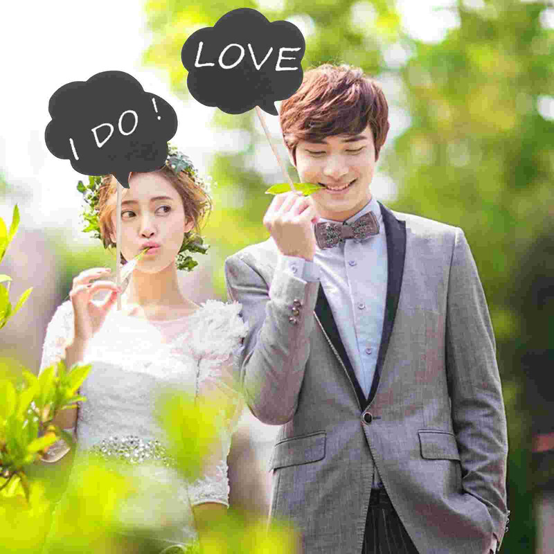 20 db Esküvői fotófülke kellékek Esküvői buli kellékek Photomaton Jelölje be a szívességet