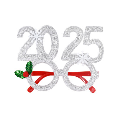 1/4db karácsonyi szemüvegek 2025 újévi buli fotó kellékek karácsonyi dekorációk gyerekeknek felnőtt szemüvegek Photobooth ajándékok otthoni kellékek