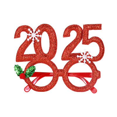 1/4db karácsonyi szemüvegek 2025 újévi buli fotó kellékek karácsonyi dekorációk gyerekeknek felnőtt szemüvegek Photobooth ajándékok otthoni kellékek