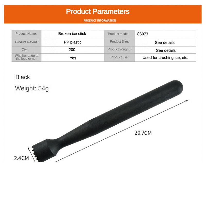 Cocktail Muddler Natural Muddler baro maišytuvas Barware Mojito Muddler Gėrimų Vaisių Muddler Smulkinto ledo Vyno taurės maišytuvo baro įrankis