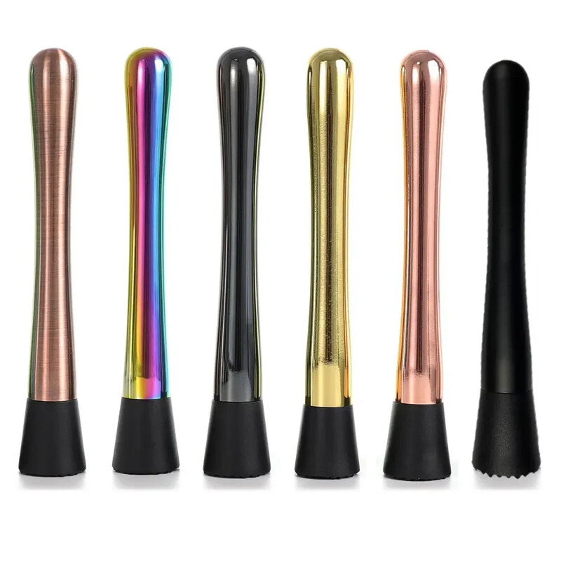 Rožinio aukso šlakeliai maišymo lazdelės Šaukštas Srtainer nerūdijančio plieno ledo kokteilių lazdelės vaisių batonėlių įrankiai vyno įrankiai baro priedai