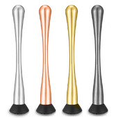 Kokteilių maišytuvas, profesionalus nerūdijančio plieno ledo grūstuvėlis su smailia nailono galvute, skirta maišyti ir maišyti naminius gėrimus Mojito