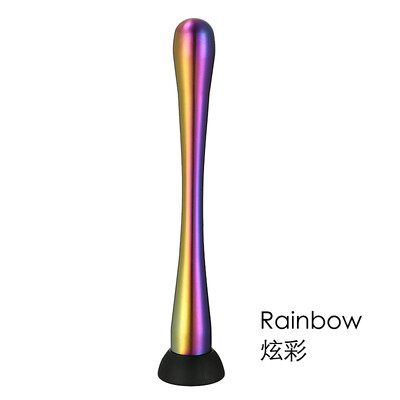 Kokteilių maišytuvas, profesionalus nerūdijančio plieno ledo grūstuvėlis su smailia nailono galvute, skirta maišyti ir maišyti naminius gėrimus Mojito