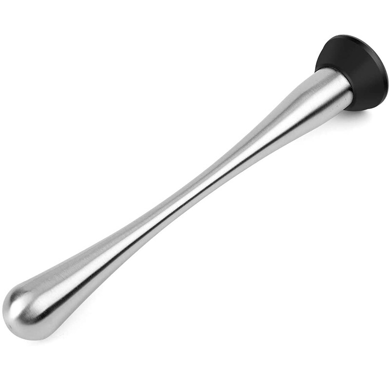 Kokteilių maišytuvas, profesionalus nerūdijančio plieno ledo grūstuvėlis su smailia nailono galvute, skirta maišyti ir maišyti naminius gėrimus Mojito