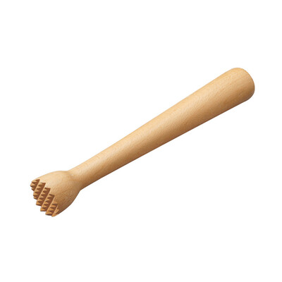 Leeseph medinis maišytuvas kokteiliams, medžio ledo smulkintuvo maišytuvo įrankis, virtuvės įrankis česnakų žolelių vaisiams