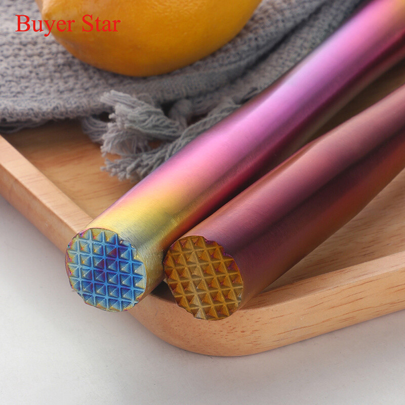 Nerūdijančio plieno ledo smulkinimo įrankiai „pasidaryk pats“ gėrimas Vaisių sulčių grūstuvas ledo trupintuvas „Mojito“ kokteilių maišytuvas „Barware Bar Tool“