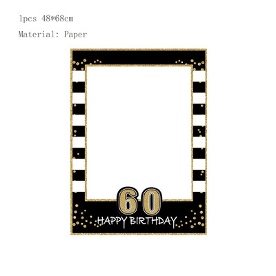 1db Rose Gold 30 40 50 60 éves műanyag szemüvegek születésnapi fényképes kellékek felnőtteknek boldog születésnapi parti évfordulós dekorációs kellékei