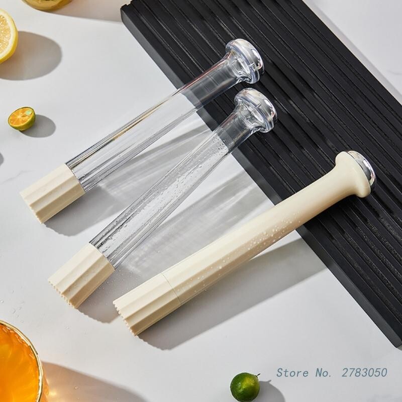 Daugiafunkcinis kokteilių maišytuvas Natural Muddler Barware Muddler „pasidaryk pats“ gėrimų vaisius maišytuvas susmulkinto ledo vyno stiklo maišytuvų baro įrankis