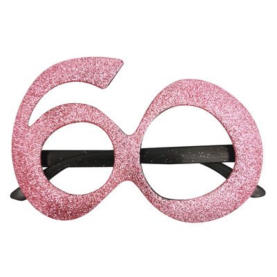 1 db 30 40 50 60 éves rózsa arany szemüveg felnőtt születésnapi bulihoz készült fényképes kellékek évfordulós rendezvényre barkács dekoráció