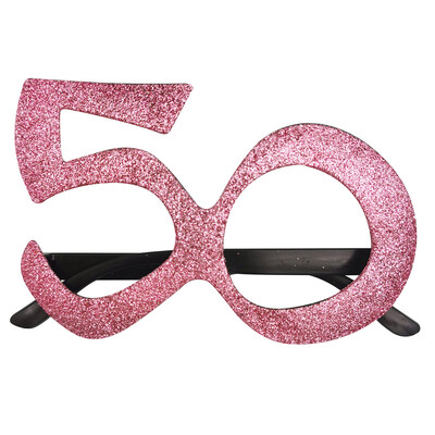 1 db 30 40 50 60 éves rózsa arany szemüveg felnőtt születésnapi bulihoz készült fényképes kellékek évfordulós rendezvényre barkács dekoráció