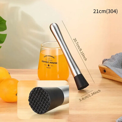 Daugiafunkcinis nerūdijančio plieno ledo plaktukas, susmulkintas popsicle lazdelės, kokteilis ledo kubelių vaisių smulkintuvas, grūstuvės, grūstuvės