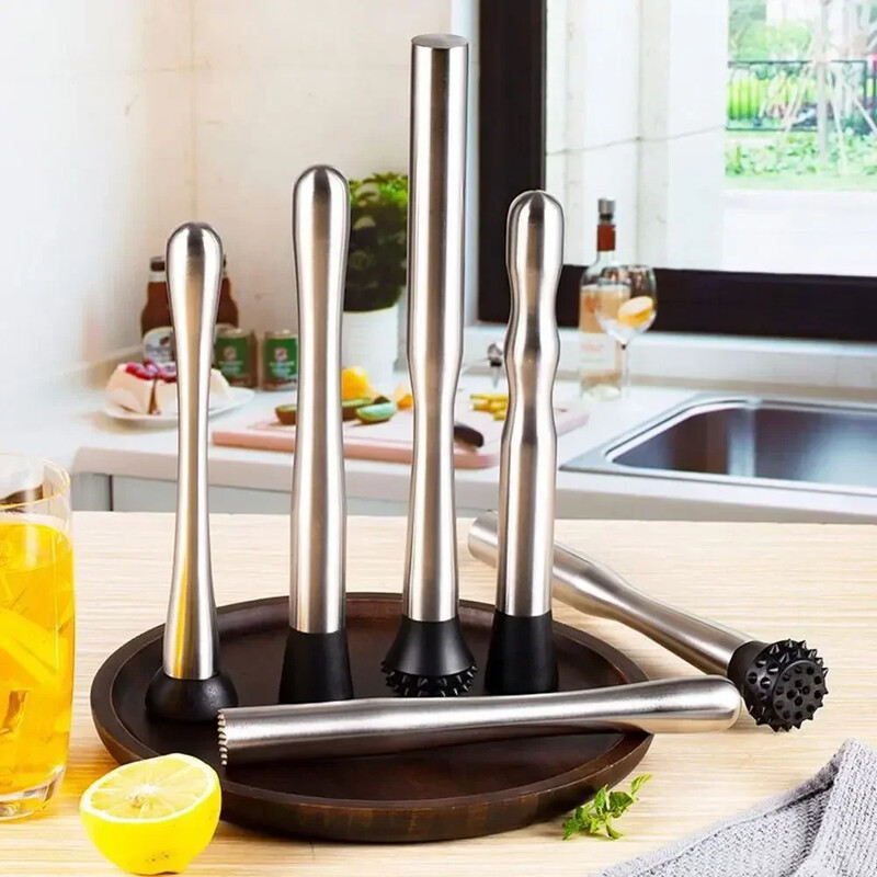 Daugiafunkcinis nerūdijančio plieno ledo plaktukas, susmulkintas popsicle lazdelės, kokteilis ledo kubelių vaisių smulkintuvas, grūstuvės, grūstuvės