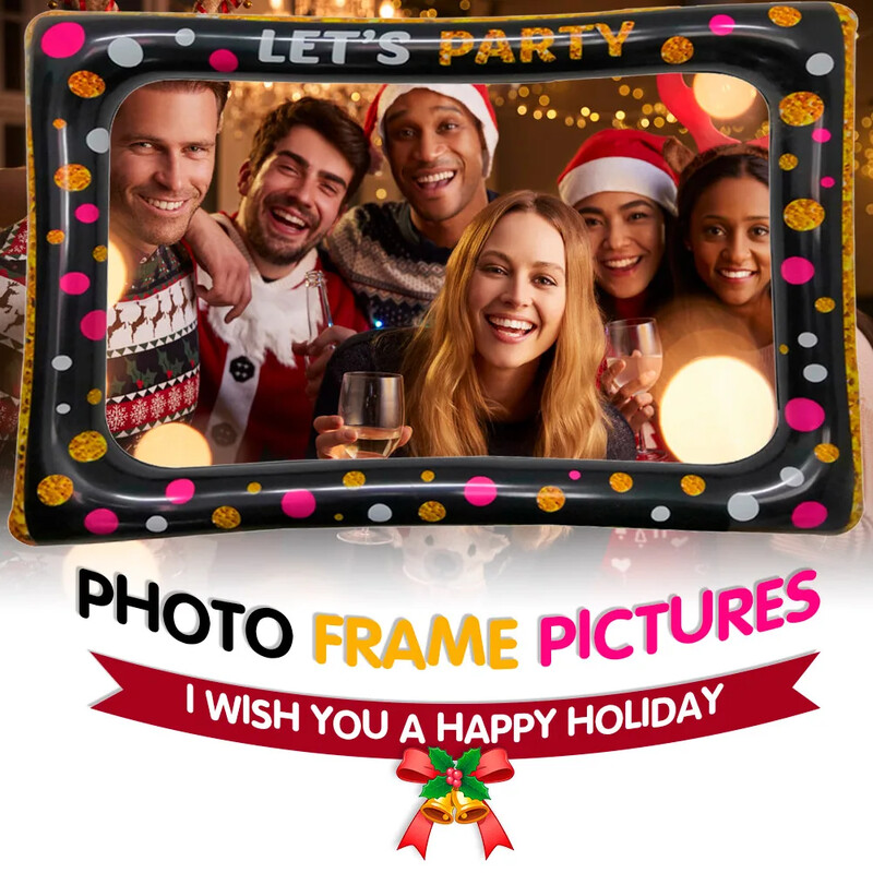 Dekorācijas attēlu rāmis liela izmēra pašbildes attēlu rāmis PVC piepūšamais rāmis foto kabīnes rekvizīti dzimšanas dienas bērnu dušas kāzām