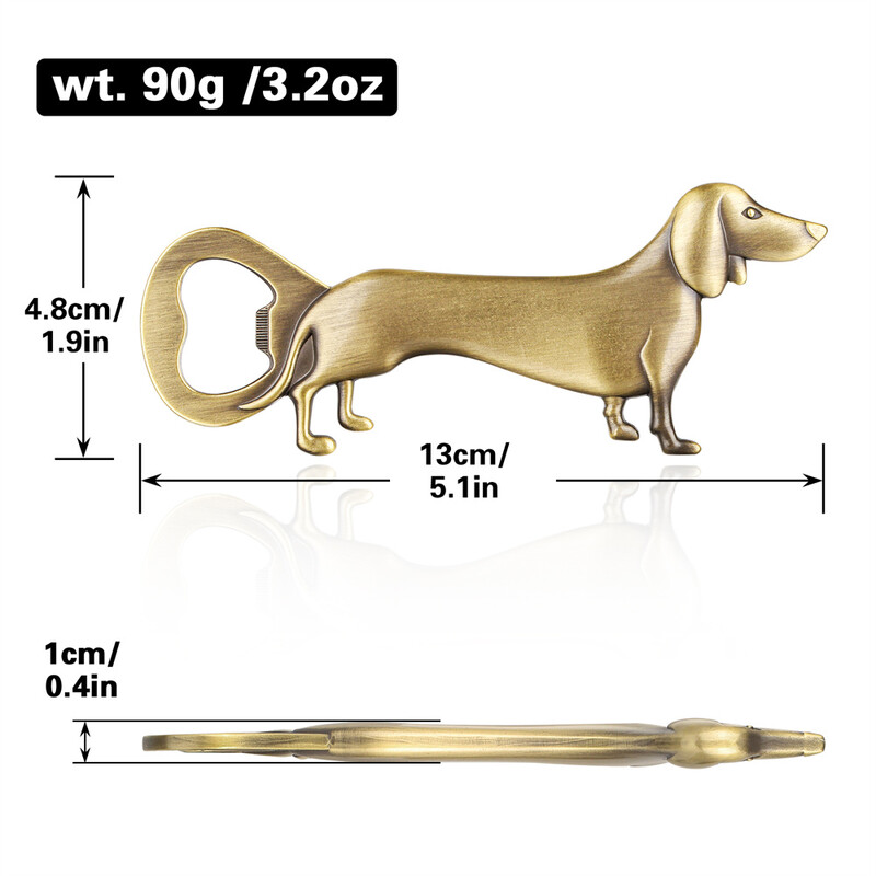 Tacskó Üvegnyitó Sörajándékok Férfiak Női Kolbász Kutyaszeretők Bár Kiegészítő Szerkentyű Sörital-üvegnyitó