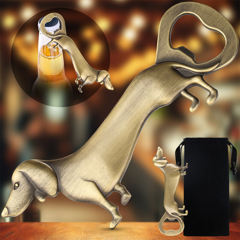 Tacskó Üvegnyitó Sörajándékok Férfiak Női Kolbász Kutyaszeretők Bár Kiegészítő Szerkentyű Sörital-üvegnyitó