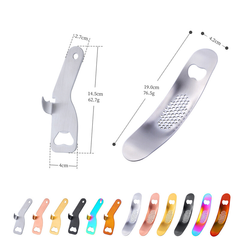 1 vnt nešiojamas alaus atidarytuvas nerūdijančio plieno daugiafunkcis kolos gėrimas konservuotų vaisių butelių atidarytuvas gėrimų kamštelis Atsukite stiklainių juostos įrankiai