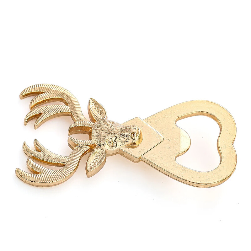 Elnio butelių atidarytuvas Kamščiatraukis Elnio galvutė Alaus atidarytuvas padavėjo baro virtuvės įrankis Dovana vestuvių Kalėdų vakarėliui Naujovės dalykėliai