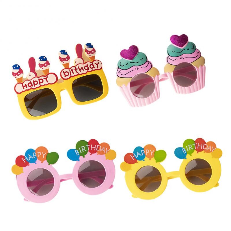 Fotózás kellékek Szemüvegek Boldog születésnapot Lánybúcsú Születésnapi Party Dekoráció Photobooth Születésnapi Felnőtt Gyermekszemüvegek