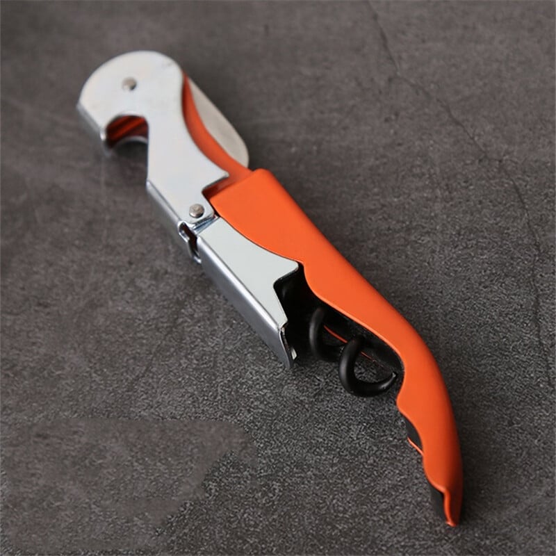 11 spalvų vyno alaus butelių atidarytuvas Kamščiatraukis Profesionalus dvigubo vyrio padavėjai Vyno butelio alaus kamštelio atidarytuvas Barware