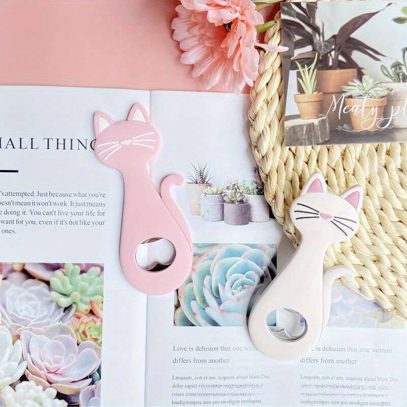 1vnt šaldytuvas komercinis mielas katės lipdukas magnetinis alaus kamštelio atidarytuvas, katės letenos atsuktuvas, kūrybingų virtuvės įrankių butelių atidarytuvas