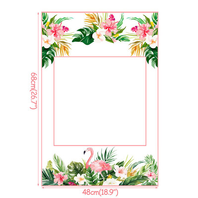 1db Photo Booth keret kellékek 1. 21. 30. 40. 60. gyerekek felnőtt születésnapi fényképes kellékek esküvői parti egyszarvú dekorációhoz