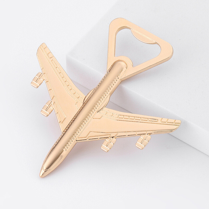 1 vnt Kūrybinis lėktuvo butelių atidarytuvas Vestuvių vakarėlio gimtadienio dovana lydinio alaus butelių atidarytuvas