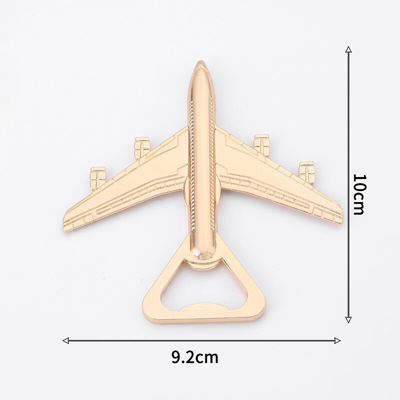 1 vnt Kūrybinis lėktuvo butelių atidarytuvas Vestuvių vakarėlio gimtadienio dovana lydinio alaus butelių atidarytuvas