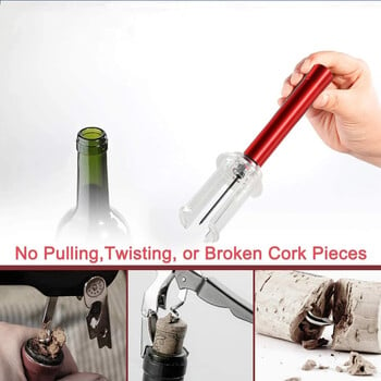 Wine Corkscrew Gadgets Κουζίνας Μπουκάλι Αντλίας Αέρα Ανοιχτό για Αξεσουάρ Red Wine Bar Φορητό αντιδιαρρηκτικό αφαίρεσης πίεσης αέρα