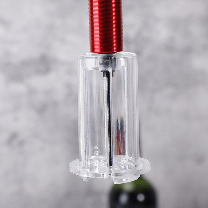Vyno kamščiatraukis virtuvės prietaisai Oro siurblio butelio atidarymas raudonojo vyno barui Priedai Nešiojamas oro slėgio kamštienos valiklis nuo sprogimo