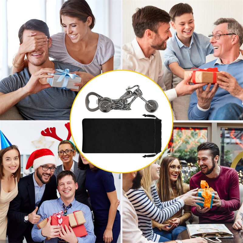 Punk metaliniai motociklų alaus butelių atidarytuvai